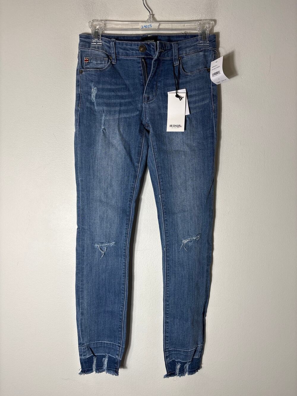 NWT Girls Hudson Kids "Jett Ankle Crop" Blue Jeans Sz 16